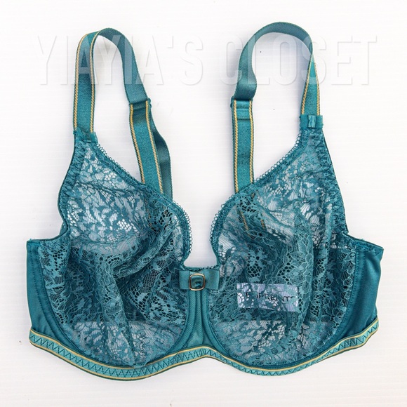 Empreinte 30E Allure 07205 Seamless Lace Underwire T-Shirt Bra in Jade/Green - Picture 3 of 16